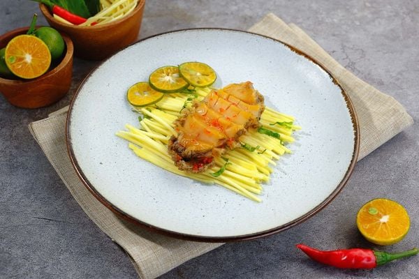  Bào Ngư Sốt Tắc - Abalone With Kumquat Sauce 