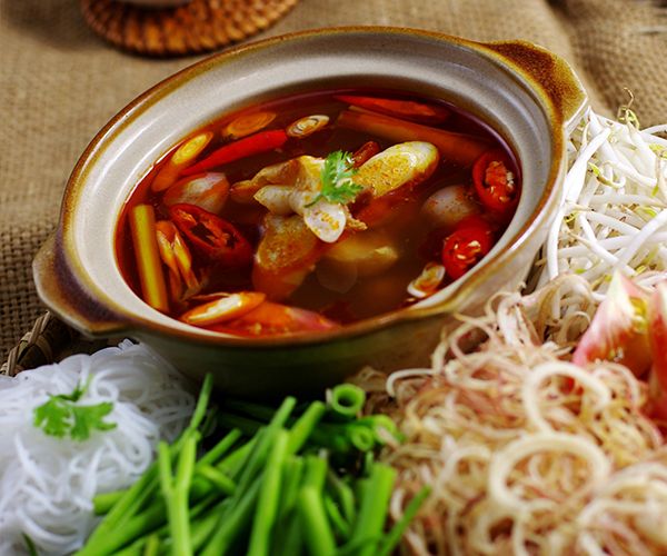  Lẩu Hải Sản Vị Thái - Thai Style Seafood hot pot (S) 