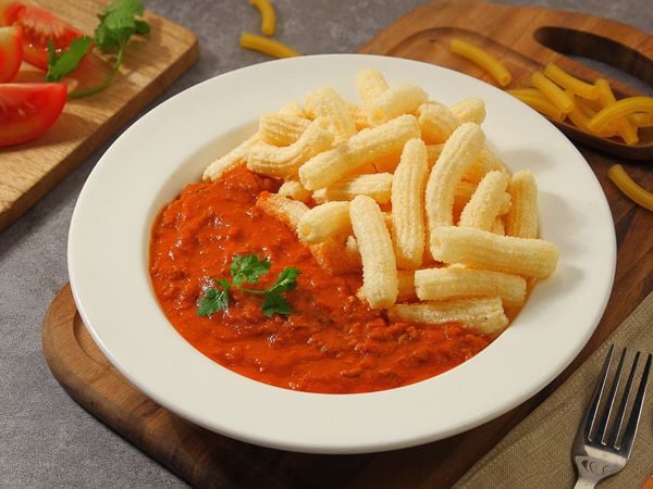  Nui Chiên Sốt Bò Bằm - Beef sauce pasta 