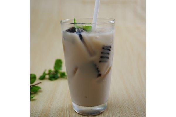  Nước Gạo Sương Sáo - Rice Milk With Grass Jelly 
