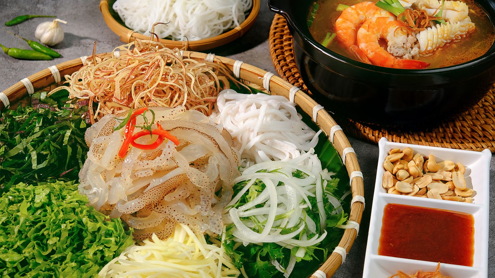  Lẩu Sứa Nhúng - Vietnamese Jelly Fish Hotpot 