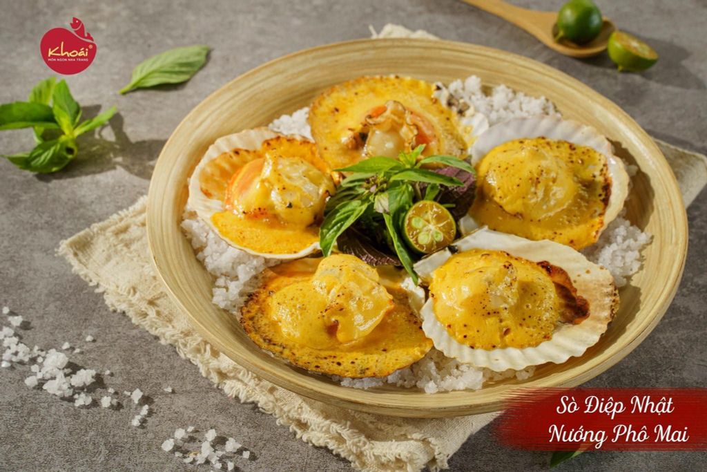 Sò Điệp Nhật Phô Mai Tan Chảy - Japanese Scallop In Melting Cheese 