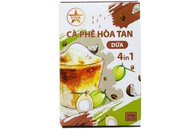  Cà Phê Hòa Tan Vị Dừa 