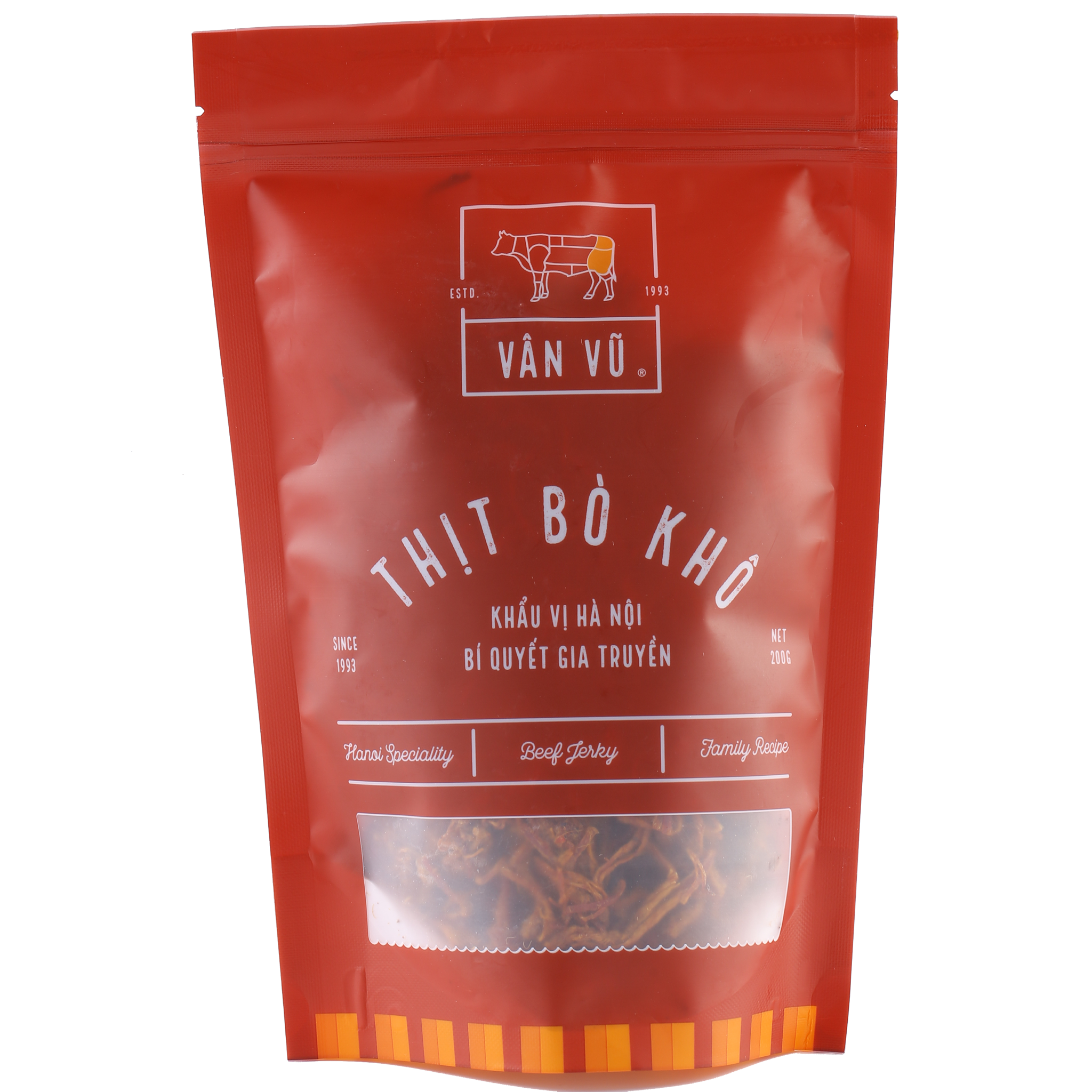  Bò khô Vân Vũ - Sợi 200g 