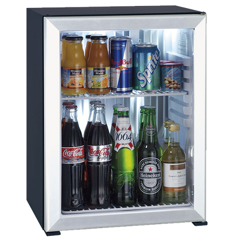 Minibar Primo 60 lít cửa kính viền kim loại XC60 AGD