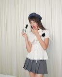  Vivi shirt - Áo sơ mi chi tiết smocking kết hợp phối ren coquette 