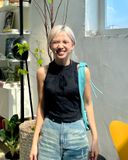  Áo lông thỏ đính nơ 