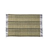  Seagrass placemat Black & Natural with tassels 