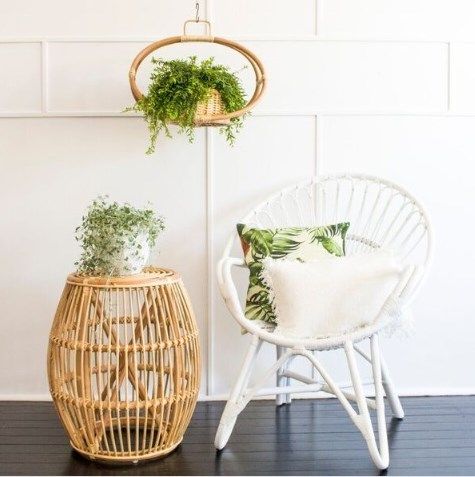  Rattan Side Table 