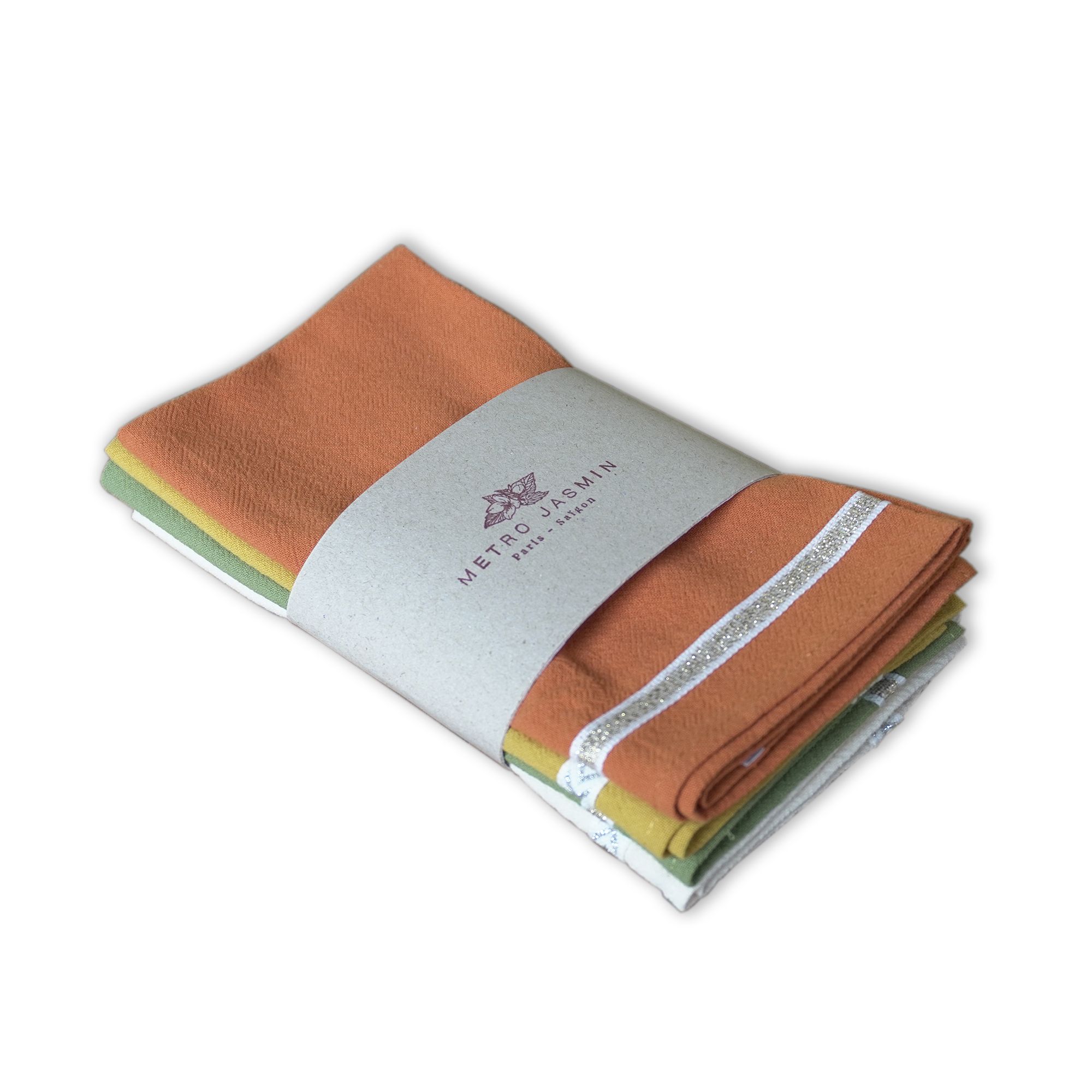  Multi Color Napkins (Set Of 4) 