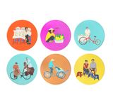  ITM - Round Coaster Banh Chung Blue 