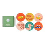  ITM - VN Round coaster - Xin chao 