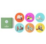  ITM - Round Coaster Fruits Seller 