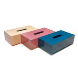  ITM - Lacquer Tissue Box Rosewood 