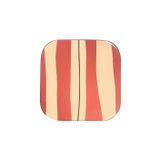  ITM - Lacquer Coasters set Rosewood - Dark Green - Orange color 