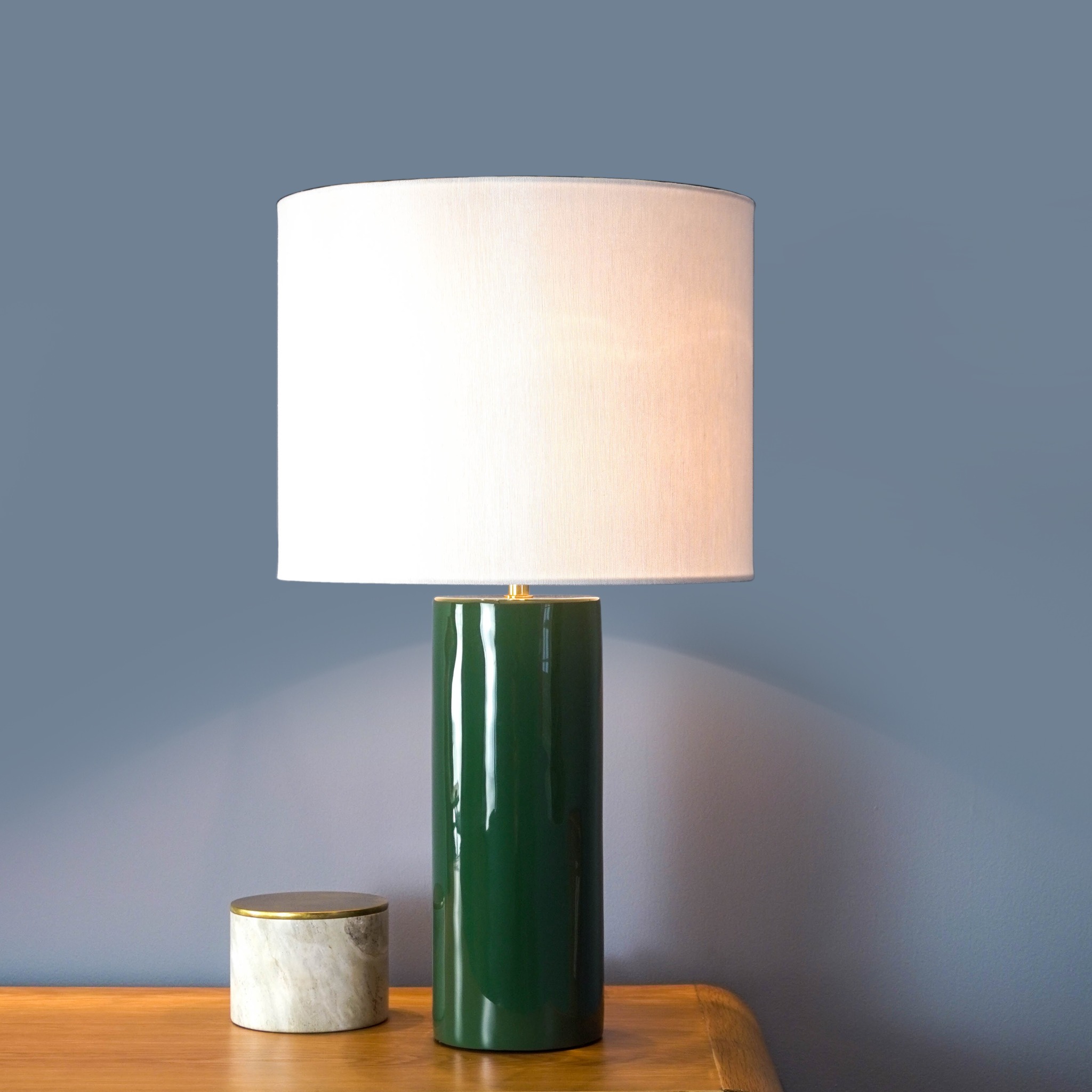 Lacquer Table Lamp Green – IN THE MOOD SAIGON