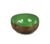  Lacquer Coco Bowl - Dark Green 