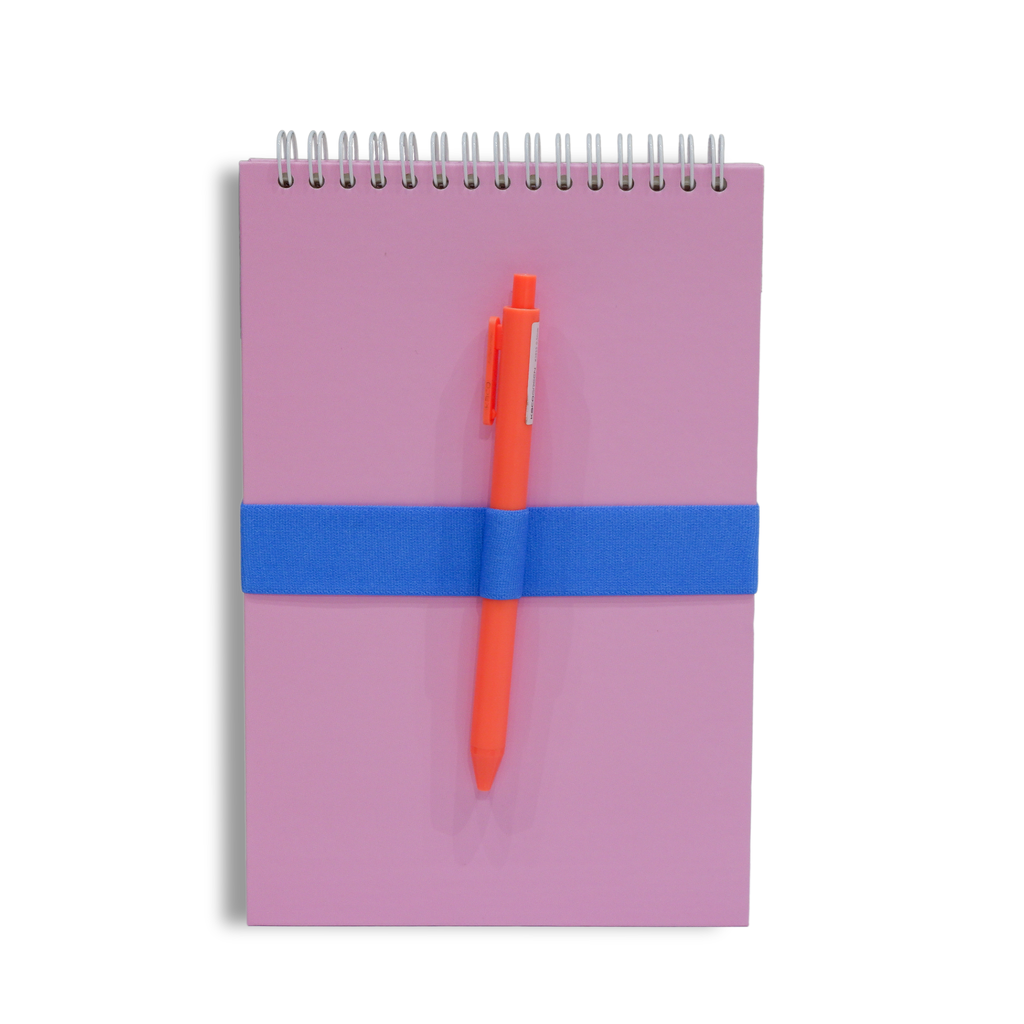  Notebook with Elastic Pink 