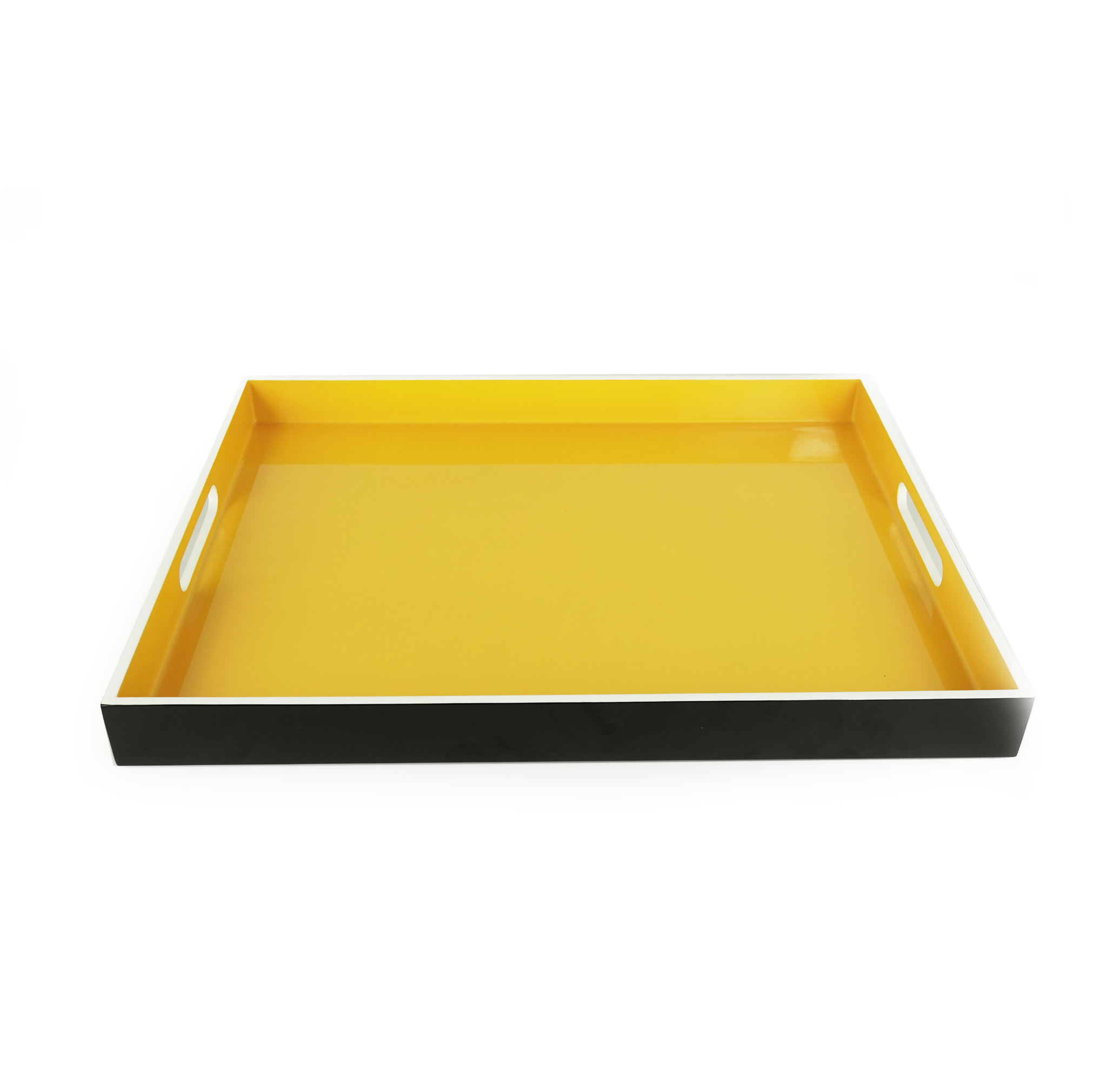 Rectangular Lacquer Tray Multi Yellow IN THE MOOD SAIGON