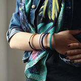  Trinity Round Bracelet Ink 