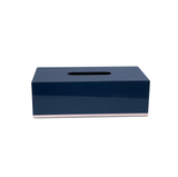  Lacquer Tissue Box Dark Blue 