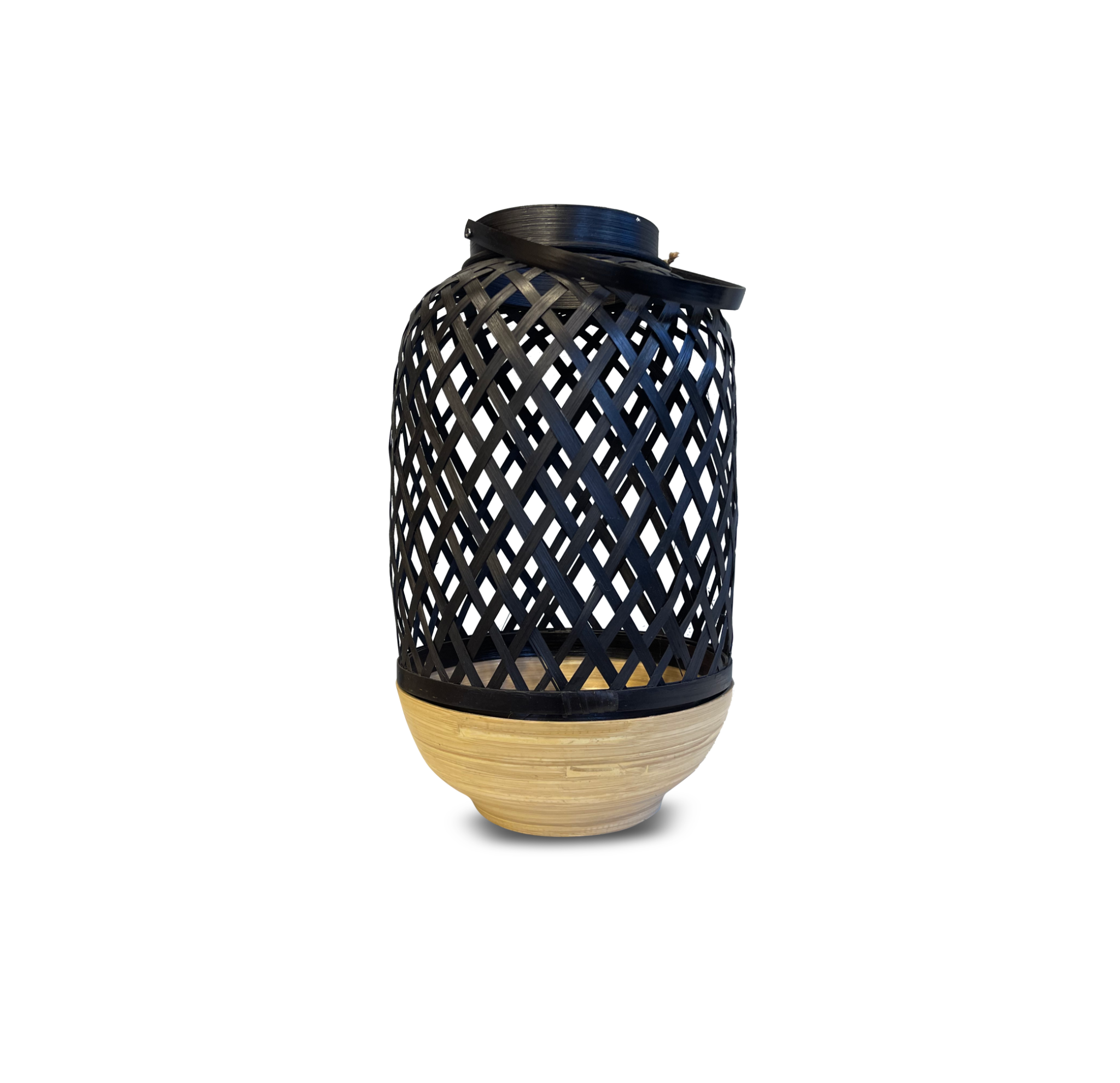  Black Bamboo Lantern Noir 