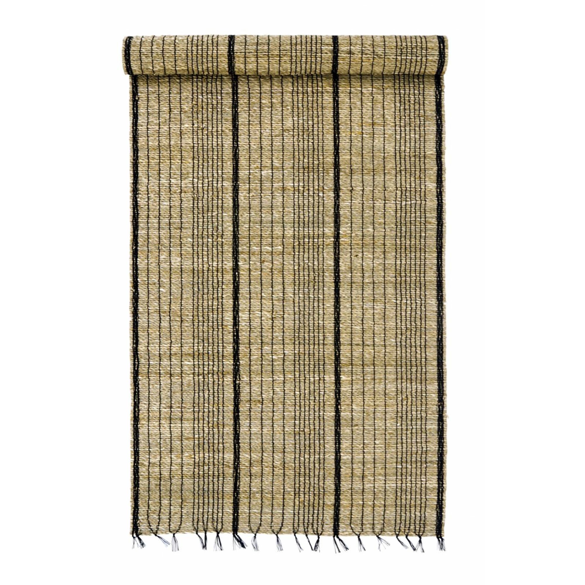  Table runner seagrass Black & Natural 