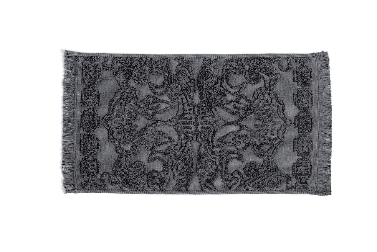  Set Of 6 Hand Towel Charcoal 