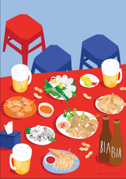  ITM - Poster  “Nhậu” Table 