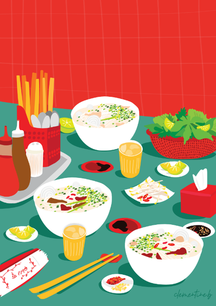  ITM - Poster “Phở” Table 