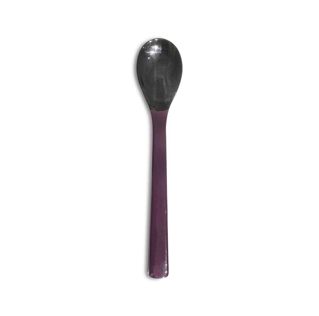  Horn Lacquer Spoon Size M ( Purple Color) 