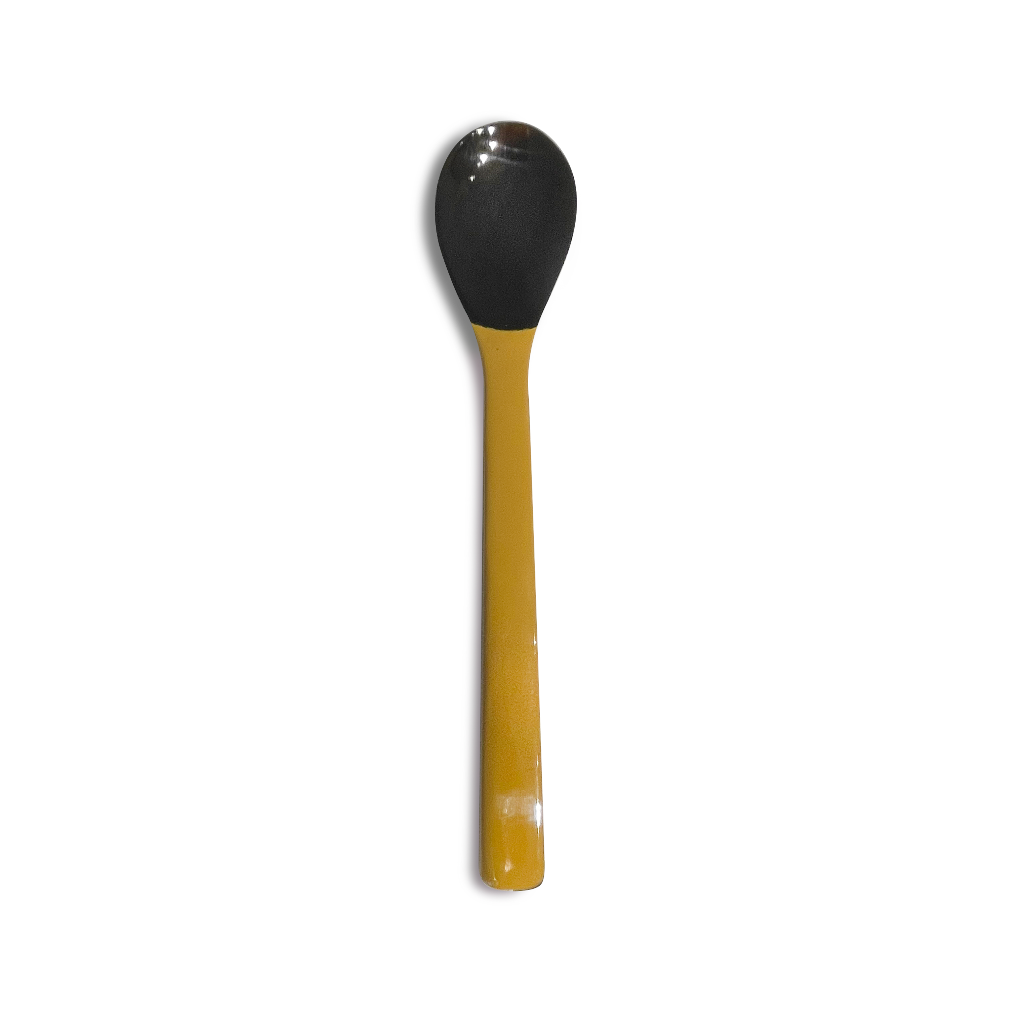  Horn Lacquer Spoon Size M ( Yellow Color) 