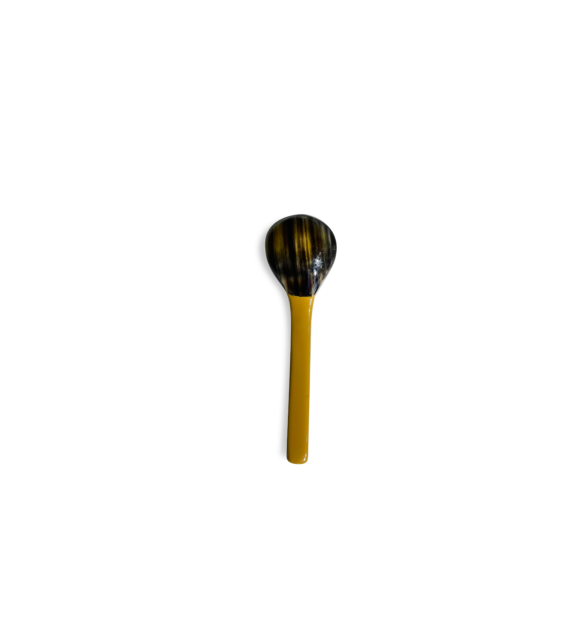  Horn Lacquer Spoon Size S ( Yellow Color) 