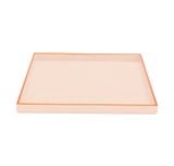  ITM - Lacquer Square Tray  Peach 