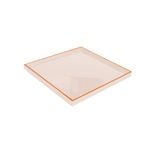  ITM - Lacquer Square Tray  Peach 