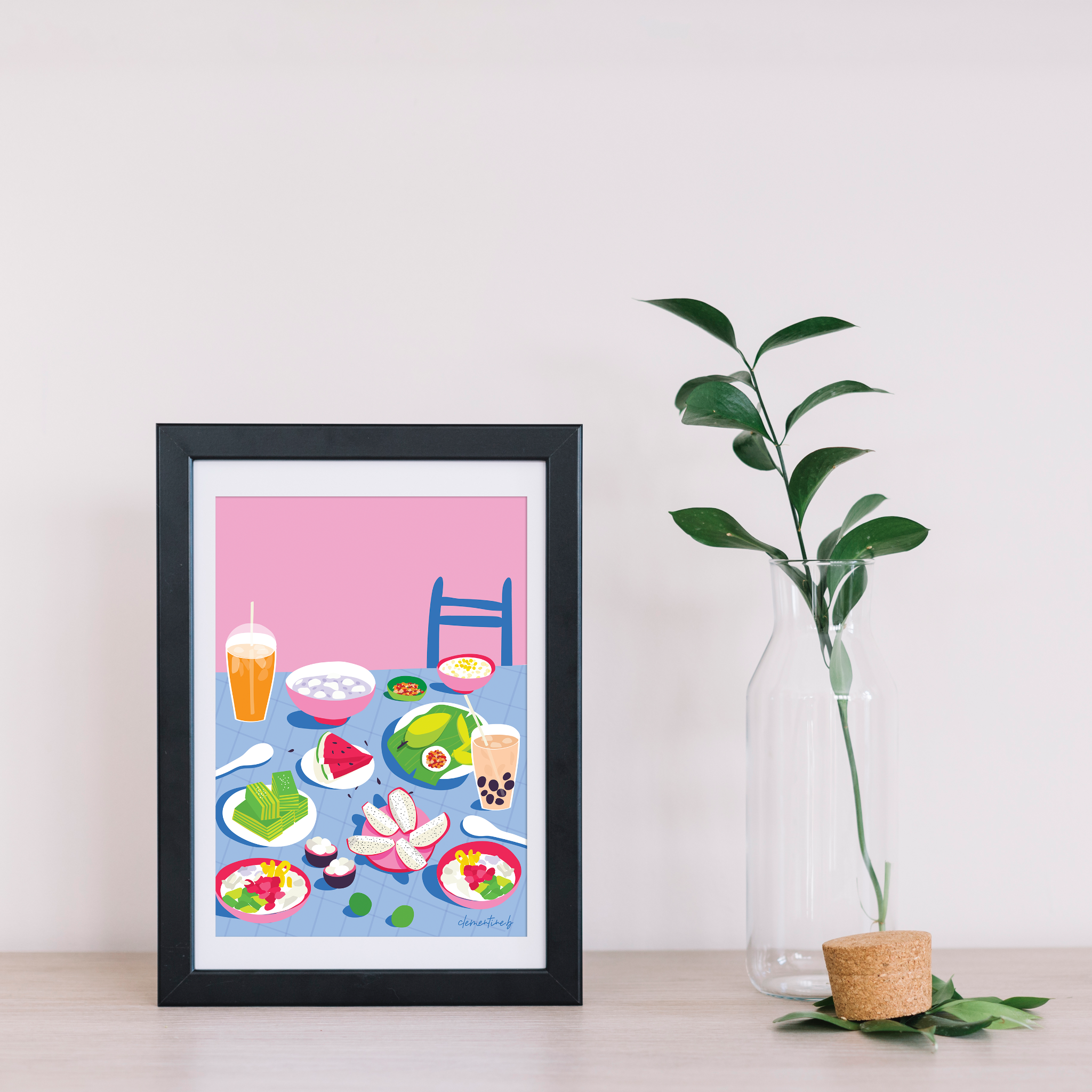  ITM - Poster  “Ăn Vặt” Table 