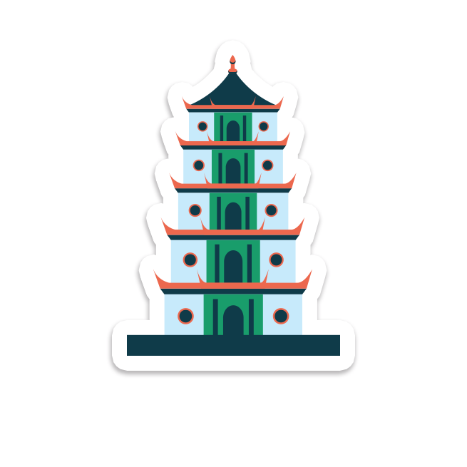  ITM - Stickers Set VIETNAM CULTURE (single) 