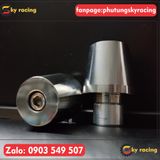 Gù tay lái inox 304 nguyên khối chống rung nặng tay thích hợp với nhiều dòng xe DR, W, Si….
