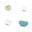 Bộ charm sticker Sneakerbuzz trang trí gắn dép Cute Set