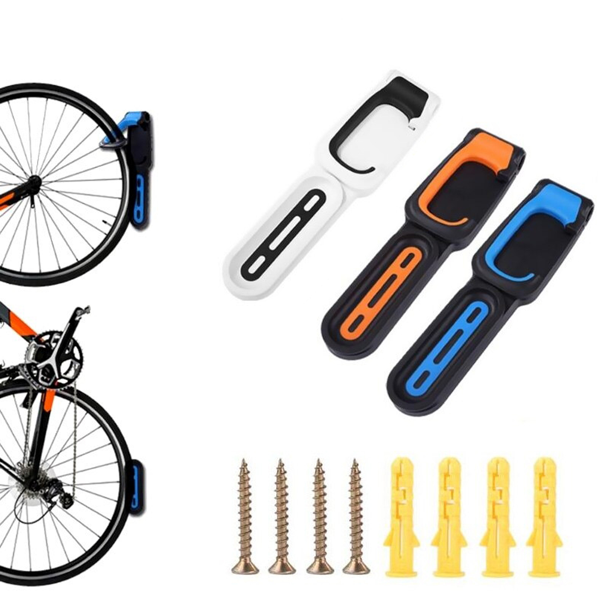 Soporte Vertical para Bicicleta de Pared - SOPORTE PARA BICICLETA VERTICAL DE PARED