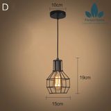  DTH007 - ĐÈN THẢ RỌ SẮT 