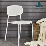  HL2 - GHẾ NHỰA LỖ KHUNG SẮT 