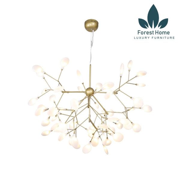  DTH081 - ĐÈN THẢ HERA CHÙM LÁ NHỰA 