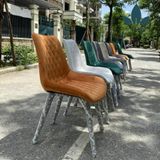  HM8-N - GHẾ LOFT TRÁM BỌC NỈ NHUNG 