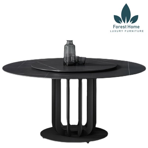  BA36 - BÀN ĂN XOAY TRÒN MẶT ĐÁ 