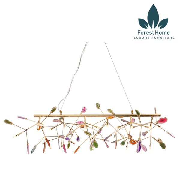  DTH087 - ĐÈN THẢ HERA THANH LÁ ĐÁ 