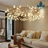  DTH082 - ĐÈN THẢ HERA VÒNG LÁ NHỰA 