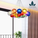  DTH059 - ĐÈN CHÙM ĐA SẮC 