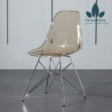  EA6 - GHẾ EAMES TRONG SUỐT CHÂN THÉP 