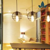  DTH007 - ĐÈN THẢ RỌ SẮT 